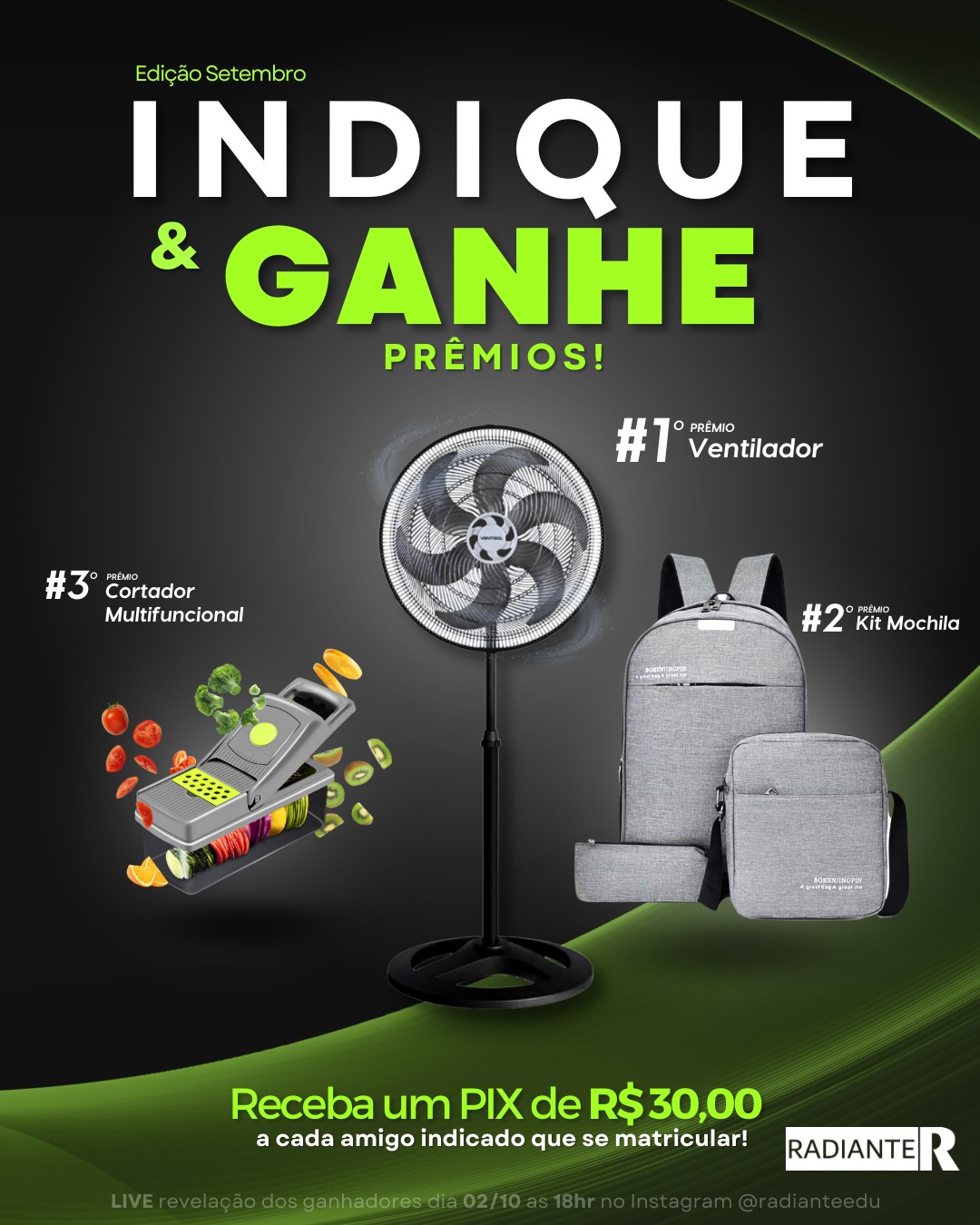 Indique e Ganhe de Setembro